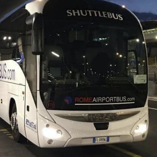 Rome Tour Transferência de ônibus de Roma: Fiumicino para Roma