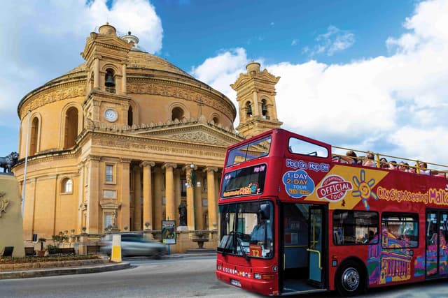 Malta Tour Ônibus Hop-On Hop-Off Malta (Rotas Norte e Sul)