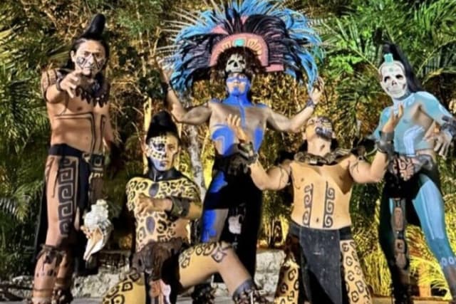 Cancún Ticket Day of the Dead in a magical cenote