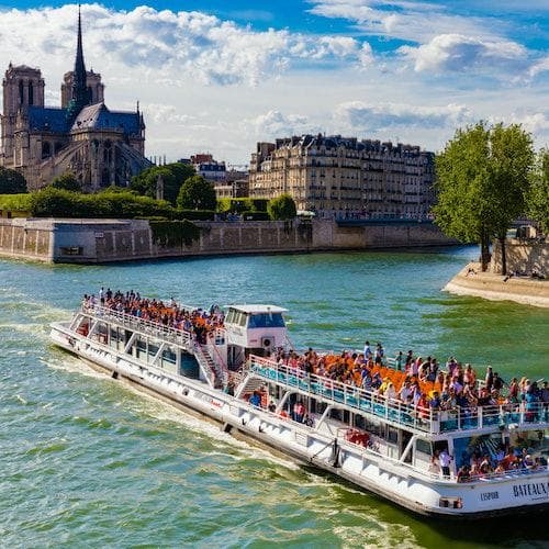 Paris Ticket Cruzeiro no Rio Sena por Bateaux-Mouches