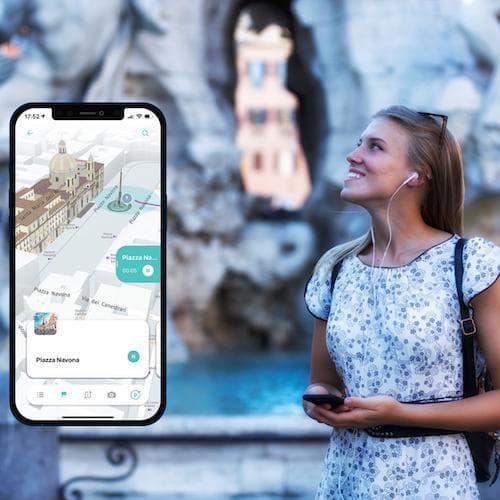 Rome Ticket Roma: Aplicativo de guia de áudio da cidade para seu smartphone