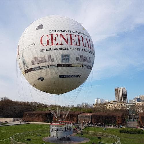 Paris Ticket Voo de balão sobre Paris: bilhete aberto