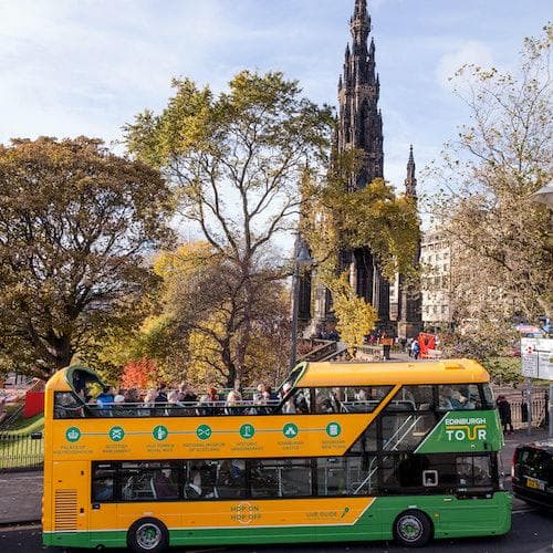 Edinburgh Ticket Autocarro hop-on hop-off Edimburgo