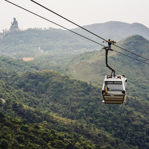 Lantau Island Ticket Teleférico Ngong Ping: Cabine Standard/Crystal