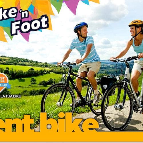 Peschiera del Garda Ticket Aluguel de bicicletas amarelas do Lago de Garda
