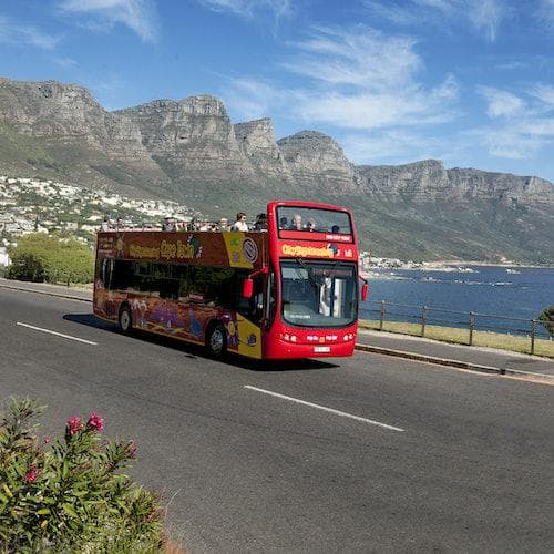 Cape Town Ticket Ônibus hop-on hop-off Cidade do Cabo e Teleférico da Table Mountain