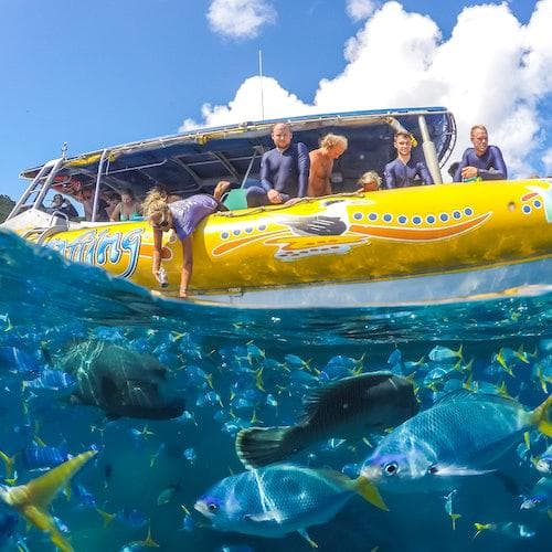 Airlie Beach Ticket Whitsundays Ocean Rafting: mergulho com snorkel, caminhada e praia de Whitehaven