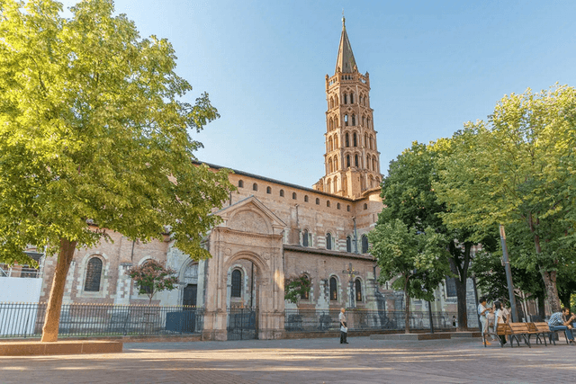 Toulouse Tour Walking tour privativo pela cidade e Basilica de Saint-Sernin 